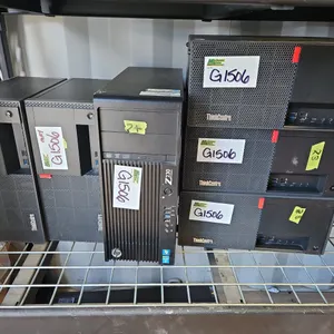 Lot of 5 Lenovo ThinkCentres and 1 HP Z230 Workstation - Qty 1 *Hard Drive Removed, No Cords*