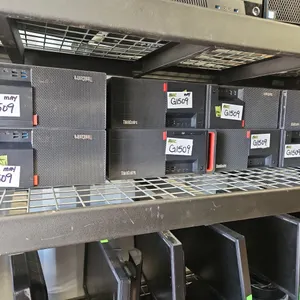 Lot of 8 Lenovo ThinkCentres - Qty 1 *Hard Drive Removed, No Cords*