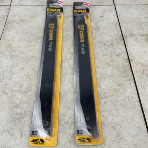 2 packs of 5 DeWalt recip blades 12”x 10tpi