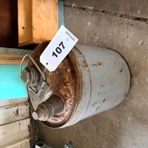 Steel gas can & (3) empty tool cases