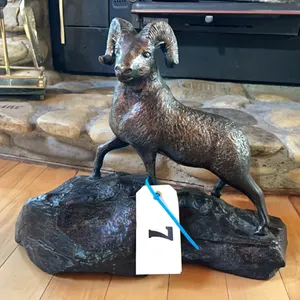 ART STUDIOS 1978 BIG HORN SHEEP BRONZE STATUE