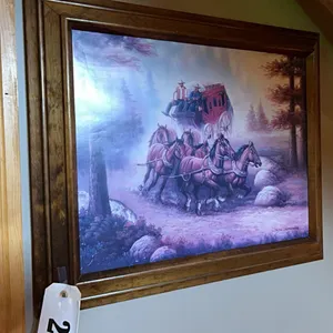 JOHN STANFORD STAGECOACH FRAME  PICTURE
