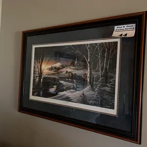 "ALMOST HOME" TONY REDLAND #23571 OF 24500 FRAMED PRINT