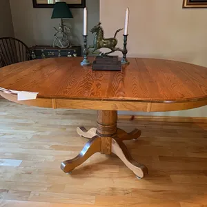 67 1/2"LX47 1/2" WIDE CENTER POST TABLE