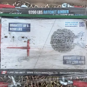 NEW/UNUSED 9200 LB RATCHET BINDERS