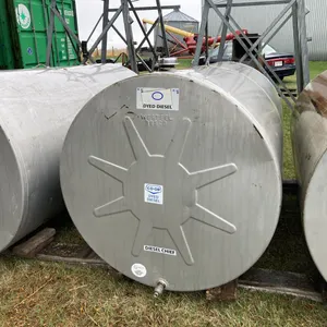 500 Gallon Galvanized Fuel Tank with Stand