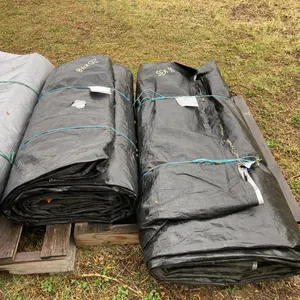 (1) 20' X 48" and (1) 16' X 35' Poly Hay Tarps