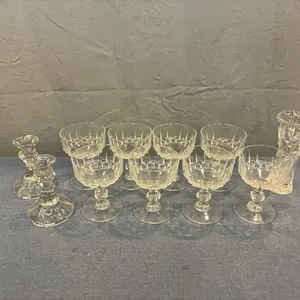 Candle Holders, Vase & Glasses