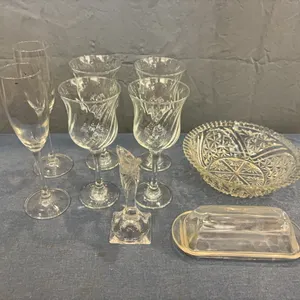 Stemmed Glasses & Dishes