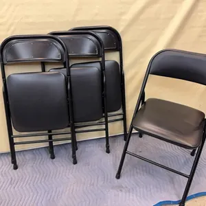 4 padded folding chsirs