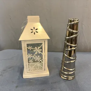 Vase, lantern