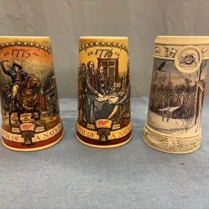 Miller beer steins
