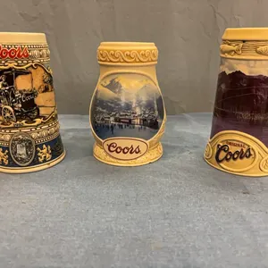 Coors beer steins