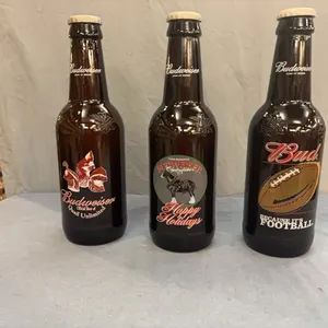 Budweiser collectible glass bottles