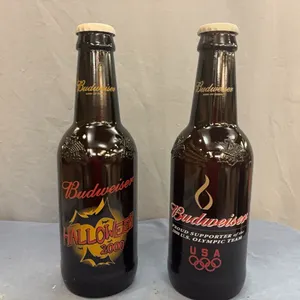 Budweiser collectible glass bottles