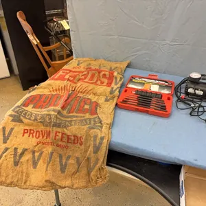 Feed Sack, Punch Set & Air Compressor