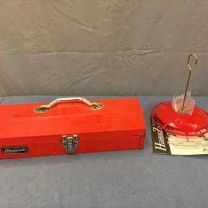 Homak Tool Box & Hummingbird Feeder