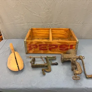 Pepsi Crate w/ Antiques