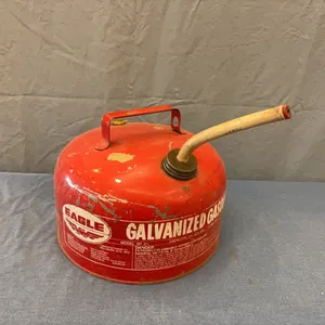 Galvanized Gas Can