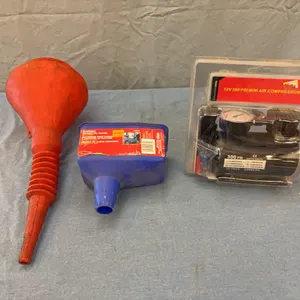 Funnels & Mini Air Compressor