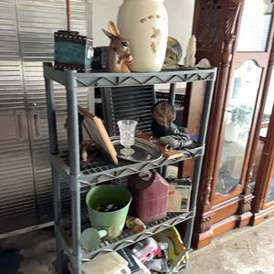 Shelf with decor