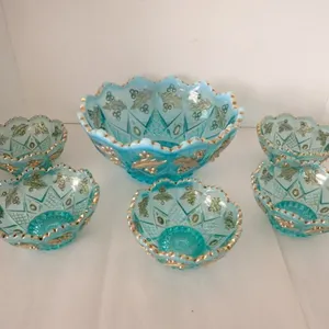 Vintage Glass Berry Bowls