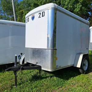 2020 Interstate Enclosed Single Axle Trailer, 9'x5'x6.5', VIN 1UK500C10L1100913, MN Permanent Sticker #ADZJ577