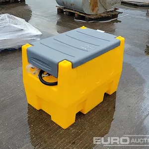 Unused 240 Litre Plastic Bunded Fuel Bowser, Electric Pump 