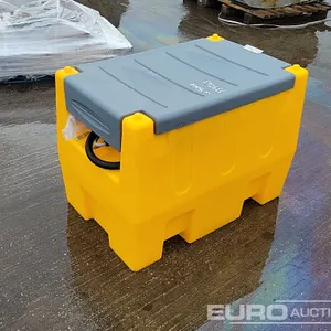 Unused 240 Litre Plastic Bunded Fuel Bowser, Electric Pump 