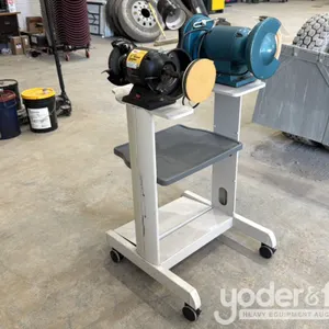 10" Electric Grinder and 6" Collins Quality Bench Grinder, Combo Table/Bench Setup 