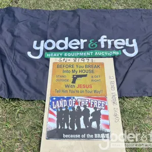 Unused Retro Vintage Signs (2 of) 