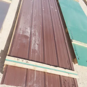 Sheet Metal – Brown, 3' x 12.5' – Qty 4 Sheets (approx 150 sq ft)