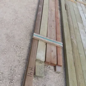 7 Pressure-Treated Mixed Lumber – 2"x4", 2"x6", and 2"x8", 8' to 12'