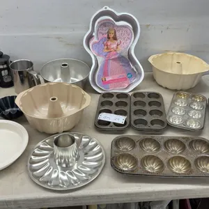 Wilton Barbie Cake Pan, Bundt Pans, Muffin Tins, French Press, and More