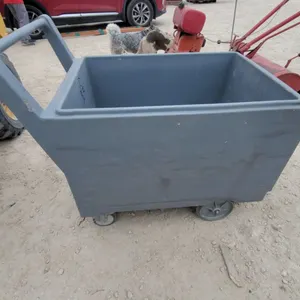 Follett Mobile Ice Cart with Integrated Handle and Casters