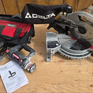Delta Miter Saw with Craftsman Jigsaw and Accessories