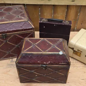 Vintage Suitcases and Decorative Storage Boxes