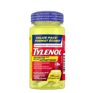 Tylenol Arthritis Pain Relief Acetaminophen 650mg Caplets, 170 Count (E: 8/2027)