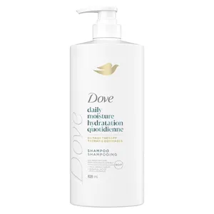 DOVE DAILY MOISTURE SHAMPOO FOR DRY HAIR, WITH LIQUID BIO-PROTEIN CARE AND HYALURONIC SERUM -N