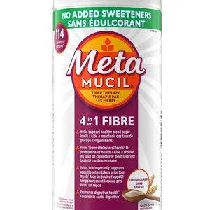 METAMUCIL 4-IN-1 NO ADDED SWEETENERS FIBRE THERAPY -N