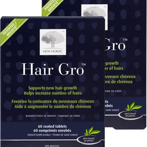 NEW NORDIC HAIR GRO - NATURAL HAIR GROWTH PRODUCT WITH BIOTIN -N