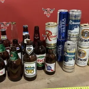 Collector Cans, and Bottles