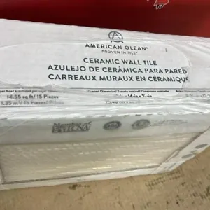 6 Boxes of Ceramic Wall Tile. 10" x 14" x 5/16"