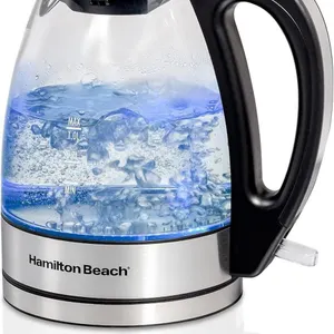 NEW $40 Hamilton Beach Glass Electric Kettle, 1 L