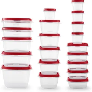 NEW $50 Rubbermaid Plastic Food Storage Containers
