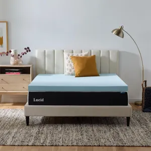 New $99 SEALED (F) LUCID 3 Inch Gel Memory Foam...