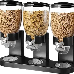 NEW $40 Triple Canister Cereal Dispenser