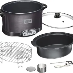 NEW $185 WESTON BRANDS 2-in-1 Electric Smoker