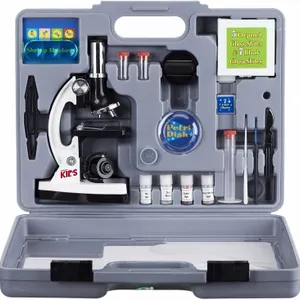 AmScope 120X-1200X Microscope STEM Kit White