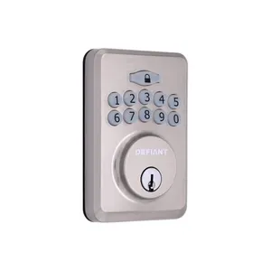 Defiant Satin Nickel Keypad Deadbolt